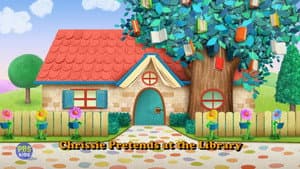 Chrissie Pretends at the Library
