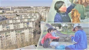The Old Year and the New Year in a Multinational Housing Complex