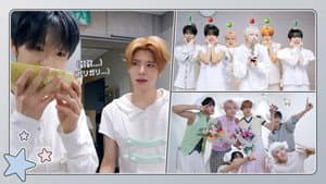 Thanks, NCTzen 🏆 With a sheep bun and apple hair☁️🍏 And shaving daikon | Behind-the-scenes from the “Ode to Love” music show green room #02