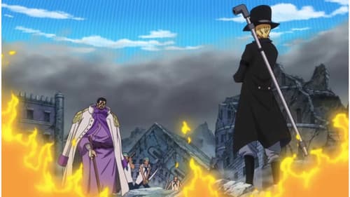 A Big Collision! Chief of Staff - Sabo vs. Admiral Fujitora!